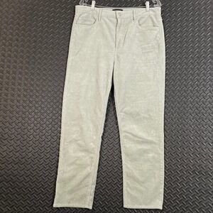 Club‎ Monaco Sage Green The High Rise Skinny Corduroy Pants Women's Size 31